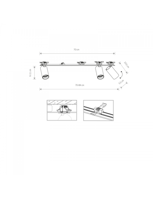 Ceiling lamp Mono III