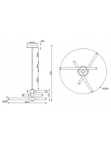 Laelamp Axis MOD106PL-L28G3K | Maytoni | TavaGaisma.lv/et