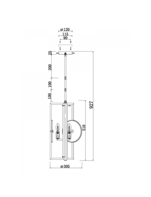 Pendant lamp Marmo