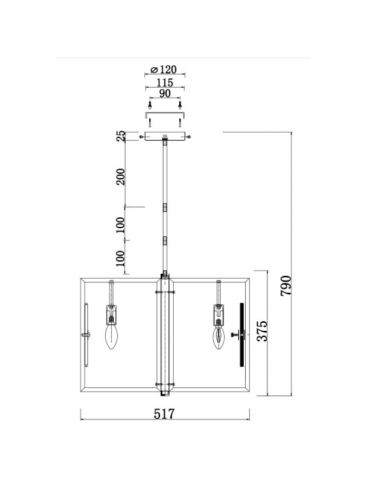 Pendant lamp Marmo MOD099PL-06G |Maytoni | TavaGaisma.lv/en