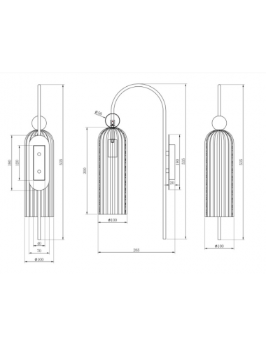 Wall lamp Antic MOD302WL-01W |Maytoni | TavaGaisma.lv/en