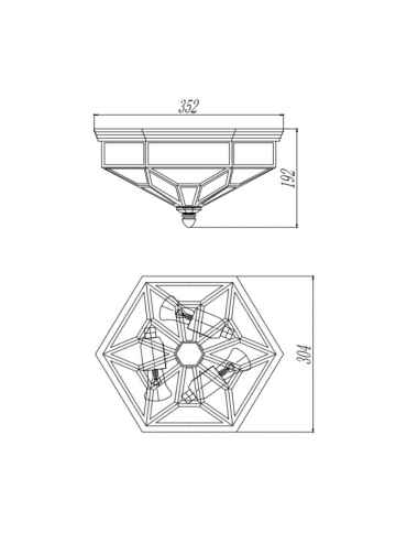 Maytoni - Zeil IP43 H356-CL-03-BZ | TavaGaisma.lv