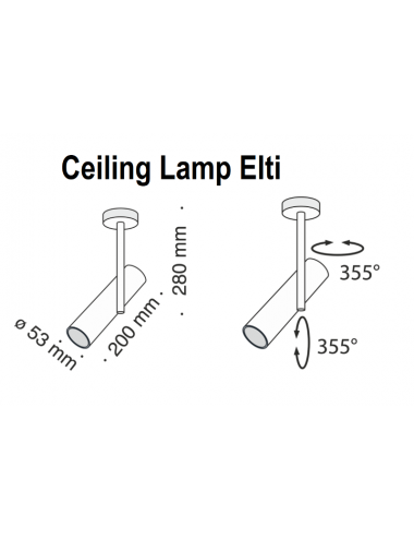 Spotlampa Elti C020CL-01W | Maytoni | TavaGaisma.lv