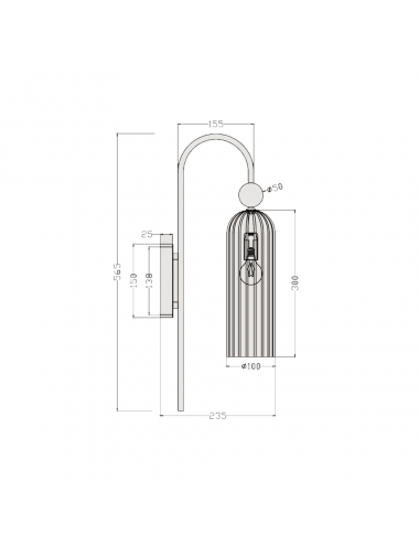 Light Prestige - Piega LP-939/1W amber | TavaGaisma.lv/lt