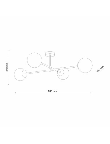 Ceiling lamp Cadix