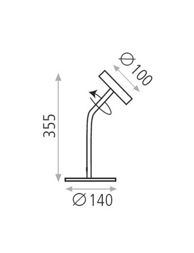 Table lamp Corvus