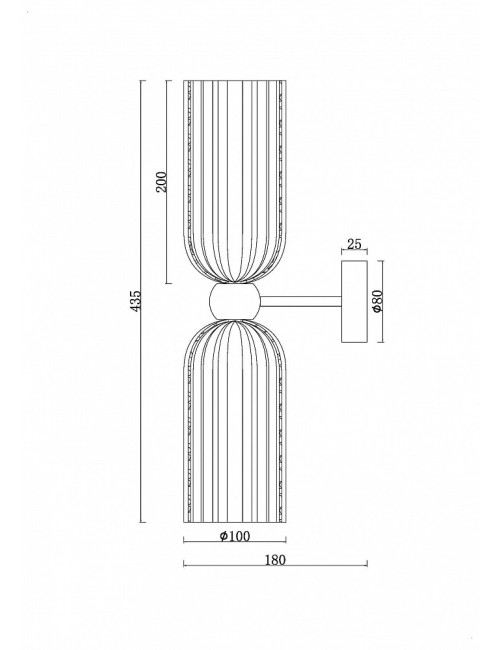 Wall lamp Antic