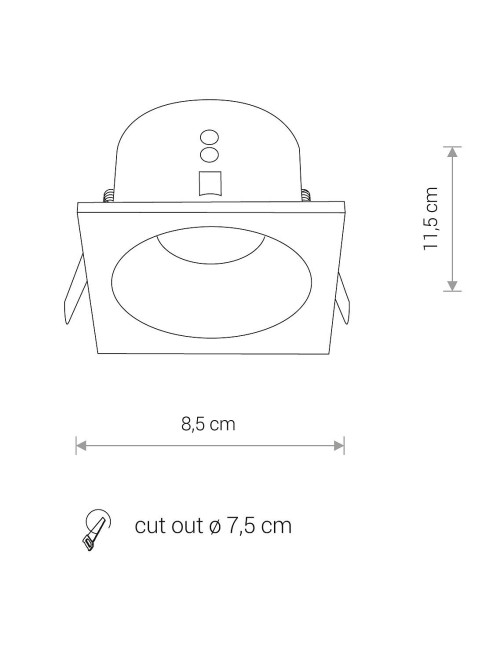 Süvisvalgusti Delta IP54