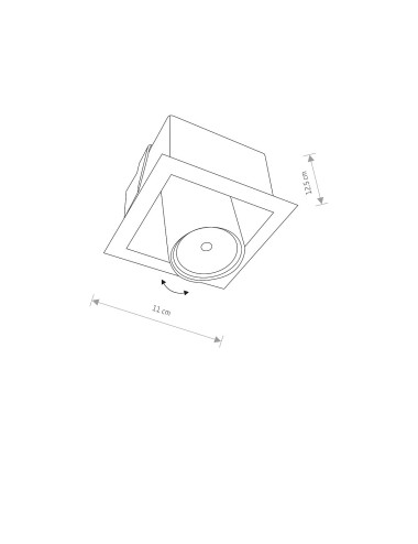 Recessed lamp Eye mod I