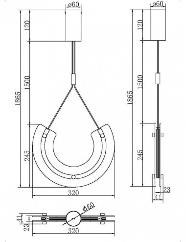 Pendant lamp Maya