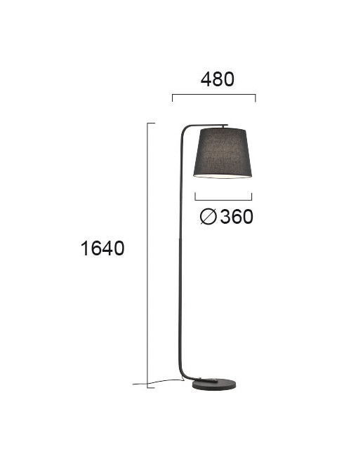 Floor lamp Cobbe