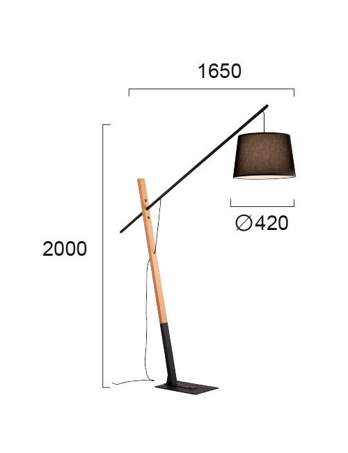 Floor lamp Crane