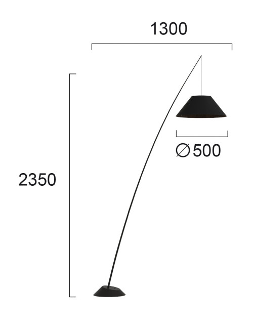 Floor lamp Rod