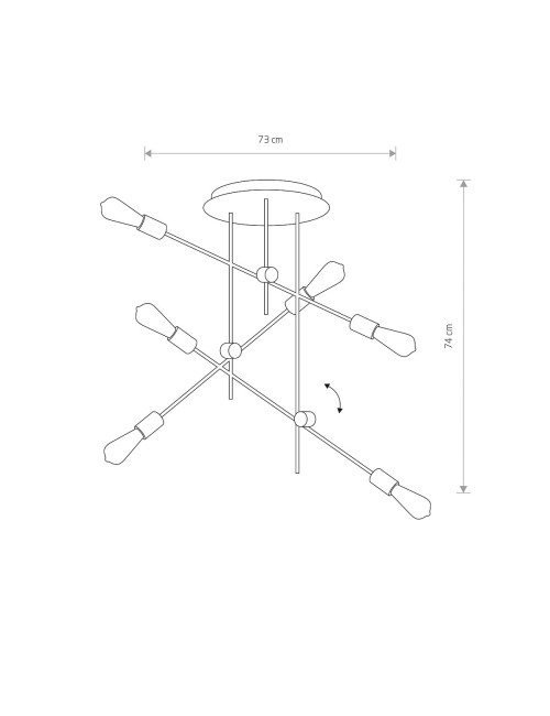 Griestu lampa Axis VI