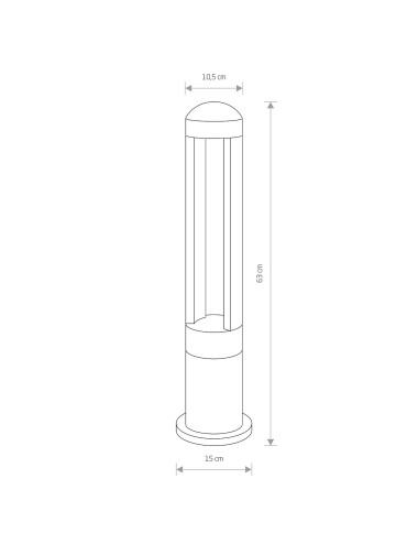 Puutarhavalaisin Monterrey LED IP54