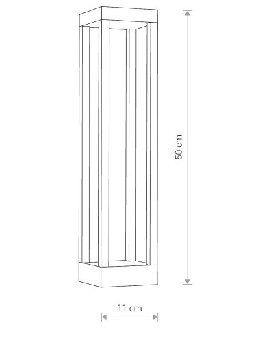 Aiavalgusti Structure LED IP54