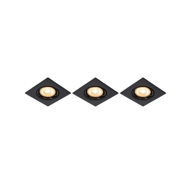 Recessed lamp Focus set 3