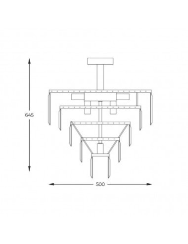 Chandelier Amadeo FC17106/6+3+1-GOLD+CL |Zuma Line | TavaGaisma.lv/en