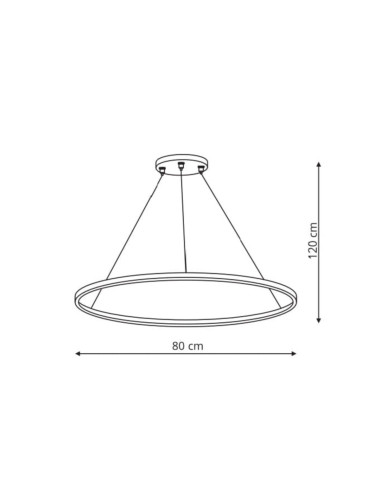 Piekaramā lampa Ring