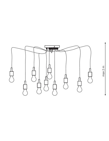 Piekaramā lampa Soleto