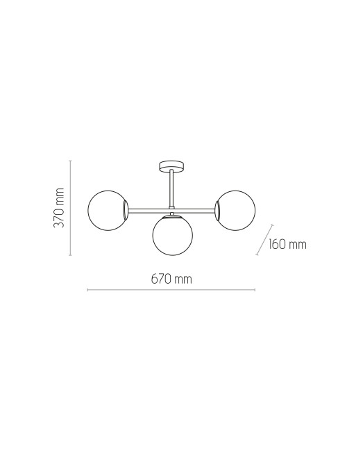 Griestu lampa Celeste 3