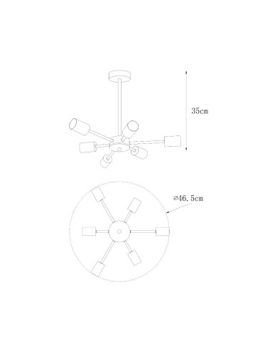 Ceiling lamp Mandi