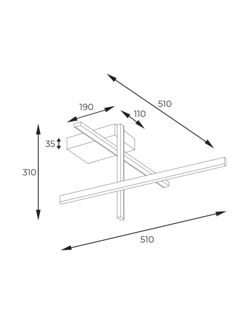 Griestu lampa Edge