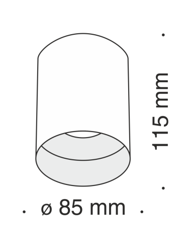 Потолочная лампа Slim