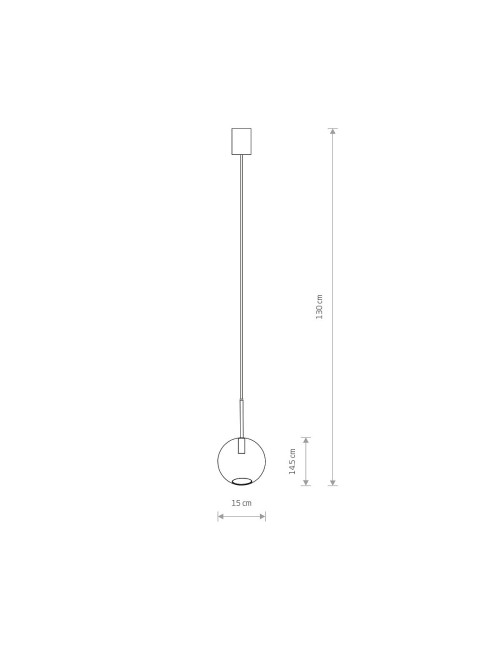 Piekaramā lampa Sphere S 15