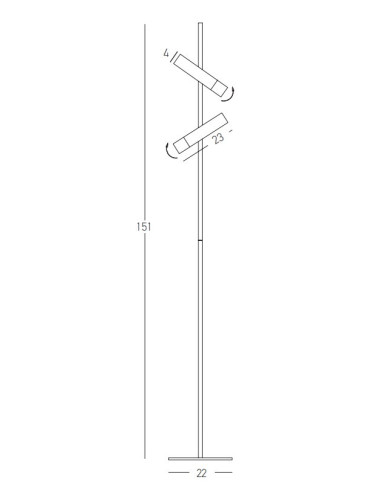 Floor lamp 22032