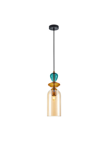 Pendant lamp Busco PND-30263-1C-BRO-AMB |Italux | TavaGaisma.lv/en