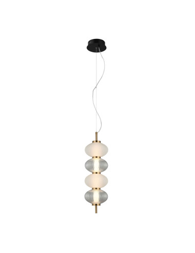 Pendant lamp Testa PND-84938-4V-BK |Italux | TavaGaisma.lv/en