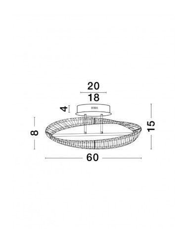 Lühter Aurelia Ø60 LED