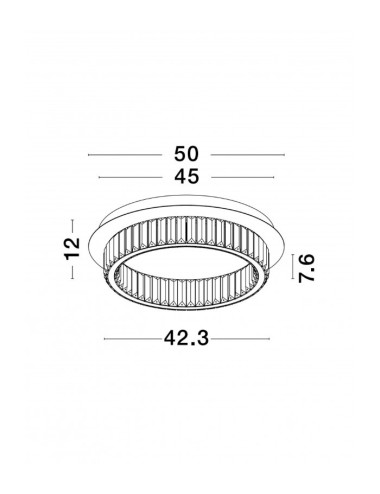 Lühter Aurelia Ø50 LED