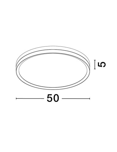 Griestu lampa Cantria Ø50 LED 9695237 | Nova Luce | TavaGaisma.lv