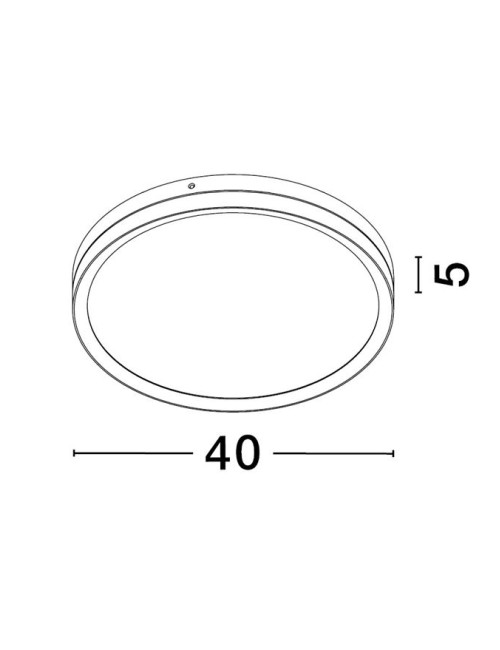 Ceiling lamp Cantria Ø40 LED