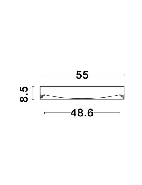 Ceiling lamp Luton Ø55 LED