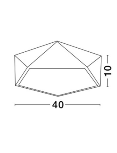 Griestu lampa Darius Ø40