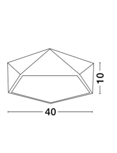 Griestu lampa Darius Ø40