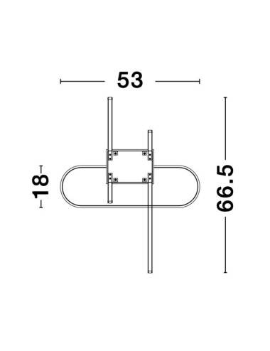 Griestu lampa Arte LED 9113841 | Nova Luce | TavaGaisma.lv