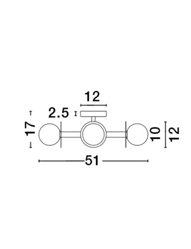 Ceiling lamp Pielo