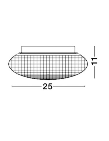 Ceiling lamp Sens Ø25 IP44