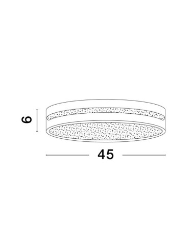 Ceiling lamp Wheel Ø45 LED