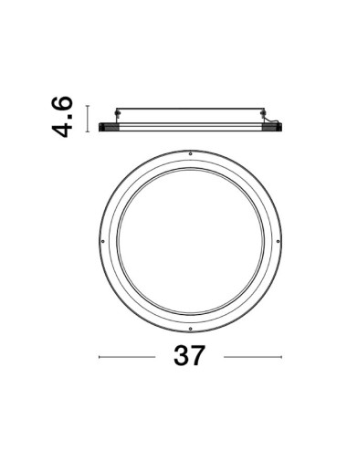 Ceiling lamp Oggy Ø37 LED