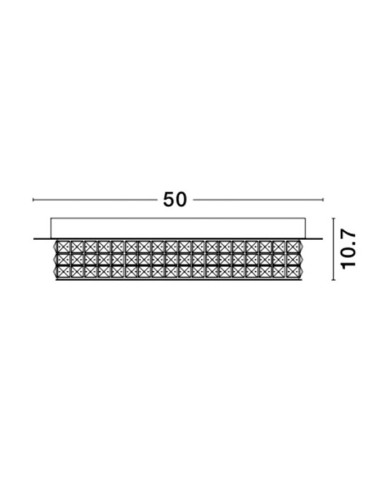 Kattokruunu Zeffari Ø50 LED