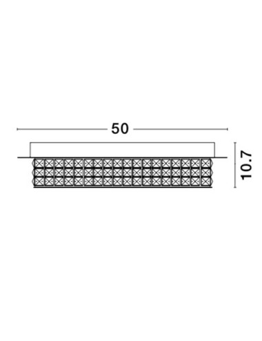 Lubinis šviestuvas Zeffari Ø50 LED