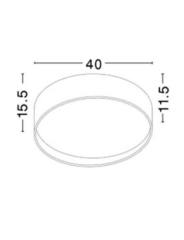 Ceiling lamp Fano Ø40 LED