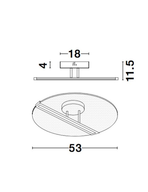 Ceiling lamp Jertuna Ø53 LED