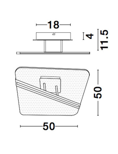 Ceiling lamp Jertuna LED 9545233 | Nova Luce | TavaGaisma.lv/en