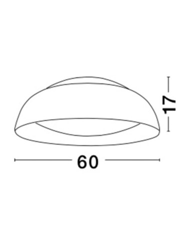 Kattovalaisin London Ø60 LED